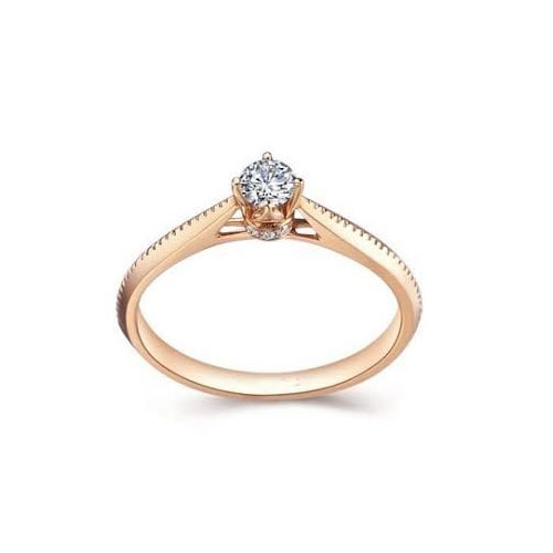 35 cents Natural VVS EF QUALITY CERTIFIED DIAMOND IN 4 gram 18k gold Ring  for women - Agnigems