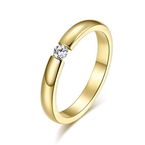 18Carat 18K Yellow Gold Ladies Ring, 2.5 Gm at Rs 11850 in Surat | ID:  2852120179062
