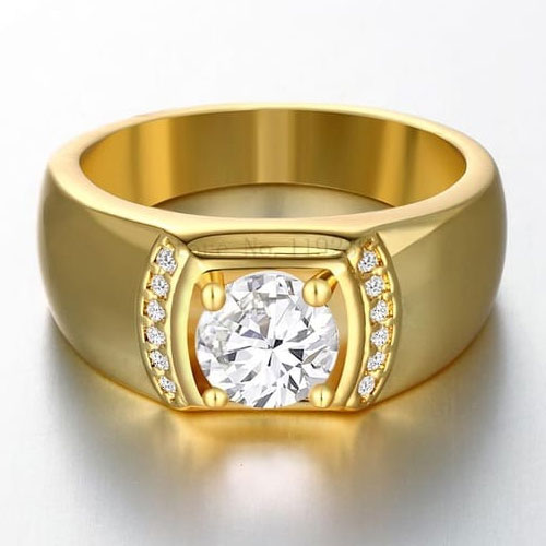 14K Yellow Gold 1/4 ct tw Diamond Cluster Ring Size 8 - Colonial Trading  Company
