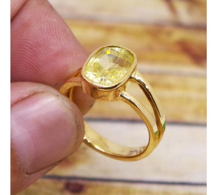 Natural Ceylon Yellow Sapphire