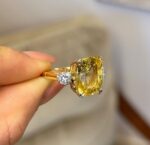 Birthstone Rings Online | Natural Ceylon Yellow Sapphire